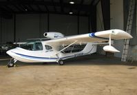 N139SM @ KAXN - Very cool amphibian LSA, hangared for the night.