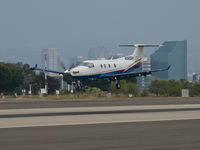 N360DA @ KSMO - N360DA arriving on RWY 21 - by Torsten Hoff