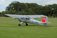 G-AMZT @ EGTH - G-AMZT departing Shuttleworth Military Pagent Air Display Aug 09