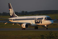 SP-LIC @ LOWW - Nice Embraer at the last sunlight - by Basti777