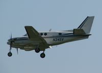 N345V @ SHV - Landing on 32 at Shreveport Regional. - by paulp