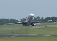 N406NV @ SHV - Lifting off of runway 14 at the Shreveport Regional airport. - by paulp