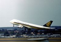 9V-SQD @ LHR - Boeing 747-212B of Singapore Airlines departing London Heathrow in the Summer of 1976. - by Peter Nicholson