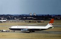 G-AVPB @ LHR - Boeing 707-336C of British Airways Cargo at London Heathrow in the Summer of 1976. - by Peter Nicholson