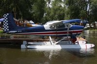 N71K @ 96WI - 1962 Cessna 180E, c/n: 18051115 - by Timothy Aanerud