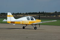 G-AXEV @ EGSU - G-AXEV Beagle Pup-150 at Duxford - by Eric.Fishwick
