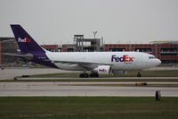 N450FE @ GRR - FDX732 - KMEM-KGRR - Taxi From Landing RWY 26L - by Mel II