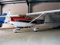 D-EKJD @ EGSN - Cessna 172S in the hangar at Bourn Airfield - by Chris Hall