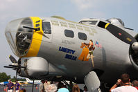 N390TH @ CPK - Nose Art of Liberty Belle while at Chesapeake Regional Airport in Virginia.