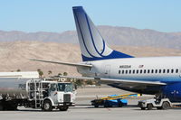 N932UA @ KPSP - United Airlines Boeing 737-522, N932UA - gate 7 KPSP. - by Mark Kalfas