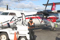 N889EA @ PANC - ERA Dehavilland DHC-8-106, N889EA preparing for a trip down to PAEN. - by Mark Kalfas