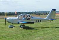 G-JLAT @ EGCJ - EV-97 Eurostar - Visitor to Sherburn for the 2009 LAA Great Northern Rally - by Terry Fletcher
