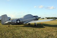 N5726 @ OSH - 1947 Fairchild XNQ-1, c/n: 75726.  Fairchilds contender to replace the T-6.  It lost to the T-34 - by Timothy Aanerud