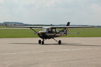G-OISO @ EGSU - G-OISO Cessna Aerobat at Duxford - by Eric.Fishwick