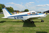 G-ATON @ EGCJ - Piper PA-28-140 - Visitor to Sherburn for the 2009 LAA Great Northern Rally - by Terry Fletcher