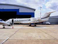 A6-AZH @ EGGW - Gulfstream Aerospace GIV-X (G450) - by Chris Hall