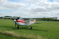 G-RCWK @ EGTH - G-RCWK Cessna Skylane at Shuttleworth Military Pagent Air Display Aug 09