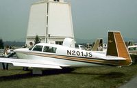 N201JS @ RDG - Mooney M20J, one of many Mooney 201's at the 1977 Reading Airshow. - by Peter Nicholson