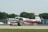 N6985V @ KOSH - Mooney M20F - by Mark Pasqualino