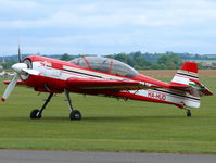 HA-HUD @ EGSU - Sukhoi Su29M HA-HUD of team Aerostars - by Alex Smit