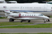 G-REDS @ EGGW - Citation Excel at Luton - by Terry Fletcher