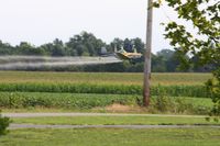 N4854R - In action south of La Rue, Ohio