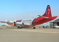 N917AU @ SCK - Working the Altamont, Ca fire - by phredshome