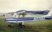 N3713J @ N69 - C150 N3713J at Stormville Airport, NY July 1972 - by David J. Mason