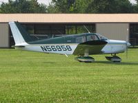 N56958 @ I80 - Arriving at the EAA breakfast fly-in - Noblesville, Indiana - by Bob Simmermon