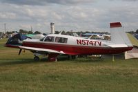 N5747V @ OSH - 1984 Mooney Aircraft Corp. M20K, c/n: 25-0814 - by Timothy Aanerud