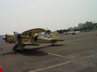 N67736 @ POC - Checking fuel at Brackett - by Helicopterfriend