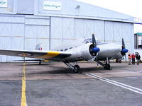 G-VROE @ EGBE - Air Atlantique Ltd, displaying its former RAF ID WD413 - by Chris Hall