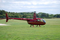 G-JRED @ EGLD - Robinson R44 II at Denham - by moxy