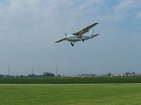 N2722F @ I80 - Arriving at the EAA fly-in - Noblesville, Indiana - by Bob Simmermon