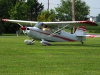N5105T @ I80 - Departing the EAA breakfast fly-in - Noblesville, Indiana - by Bob Simmermon