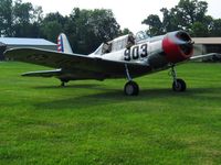 N57486 @ I80 - Arriving at the EAA fly-in - Noblesville, Indiana - by Bob Simmermon