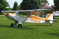 N66834 @ I80 - At the EAA fly-in - Noblesville, Indiana - by Bob Simmermon