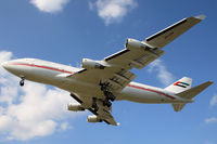 A6-COM @ EGLL - Dubai Air Wing - Boeing 747-433 - A6-COM - by Jens Achauer