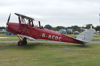 G-ACDC @ EGKH - 1933 Tiger Moth at Headcorn , Kent , UK - by Terry Fletcher