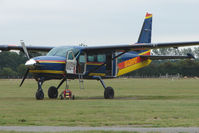 G-OHPC @ EGKH - Cessna Caravan for the local Parachute Club at Headcorn , Kent , UK - by Terry Fletcher