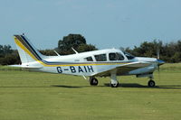 G-BAIH @ EGRO - G-BAIH departing Heart Air Display, Rougham Airfield Aug 09