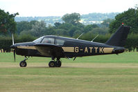 G-ATTK @ EGKH - Piper PA-28-140 at Headcorn , Kent , UK - by Terry Fletcher