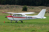 G-ASFA @ EGCB - Cessna 172D at Barton - by Terry Fletcher