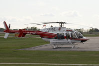 C-FTHD @ CYQF - Tasman Bell 407 - by Andy Graf-VAP