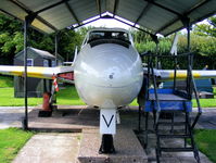 XK590 @ EGBW - DH.115 Vampire T.11 at the Wellesbourne Wartime Museum - by Chris Hall