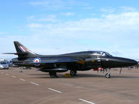 G-FFOX @ EGVA - Hawker Hunter T7A G-FFOX Delta Jets Kemble painted as Royal Air Force WV318 - by Alex Smit
