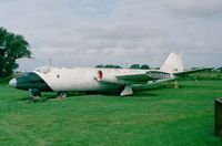 WH657 - English Electric Canberra B2 (minus outer wings) awaiting restoration at the Brenzett Museum - by Ingo Warnecke
