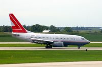 N743NV @ CID - Doing touch and goes on Ry 31.  Seen from my window. - by Glenn E. Chatfield