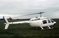 G-BBCA @ EGTC - This JetRanger was present at the 1977 Cranfield Business & Light Aviation Show. - by Peter Nicholson