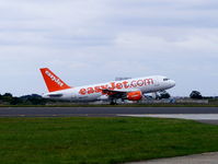 G-EZFC @ EGSS - Easyjet Airbus A-319-111 - by Chris Hall